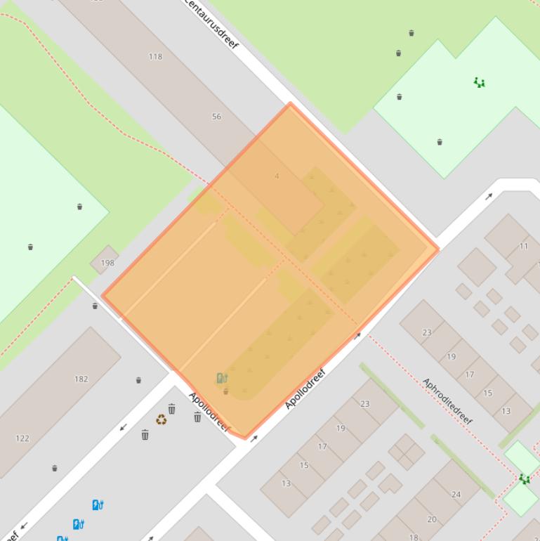 Kaart van postcodegebied 3561AN.