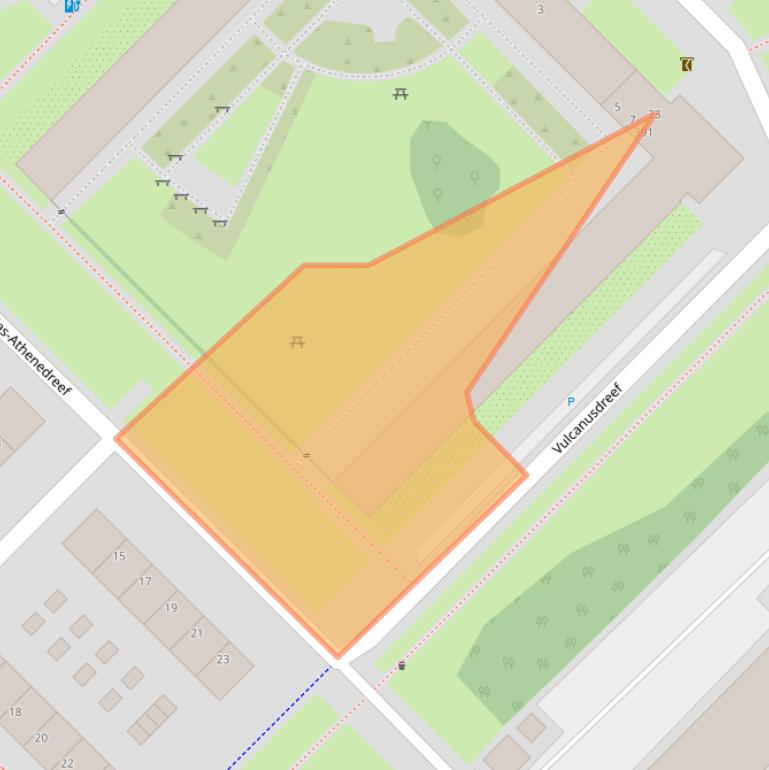 Kaart van postcodegebied 3561CB.