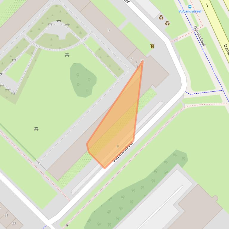 Kaart van postcodegebied 3561CD.