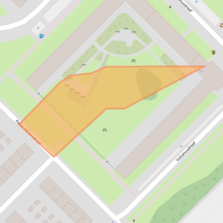 Kaart van postcodegebied 3561CP.