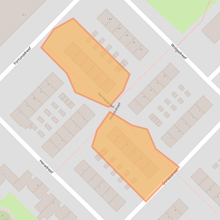 Kaart van postcodegebied 3561EC.