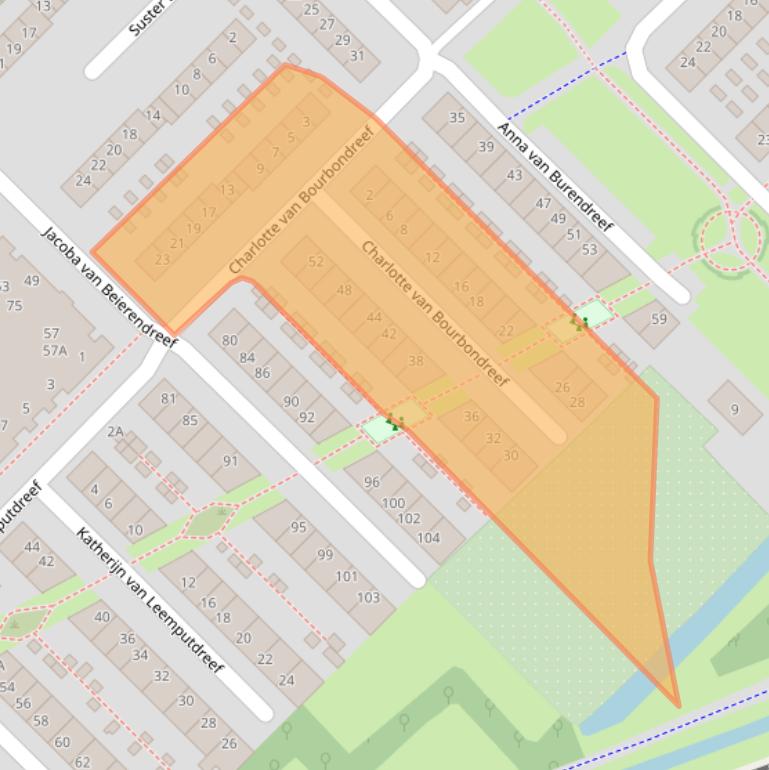 Kaart van postcodegebied 3561ET.