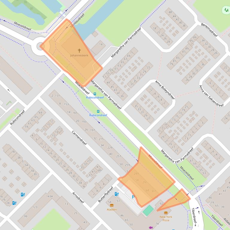 Kaart van postcodegebied 3561GD.