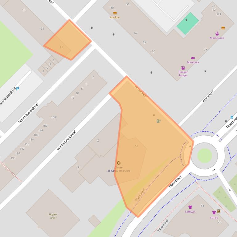 Kaart van postcodegebied 3561GK.