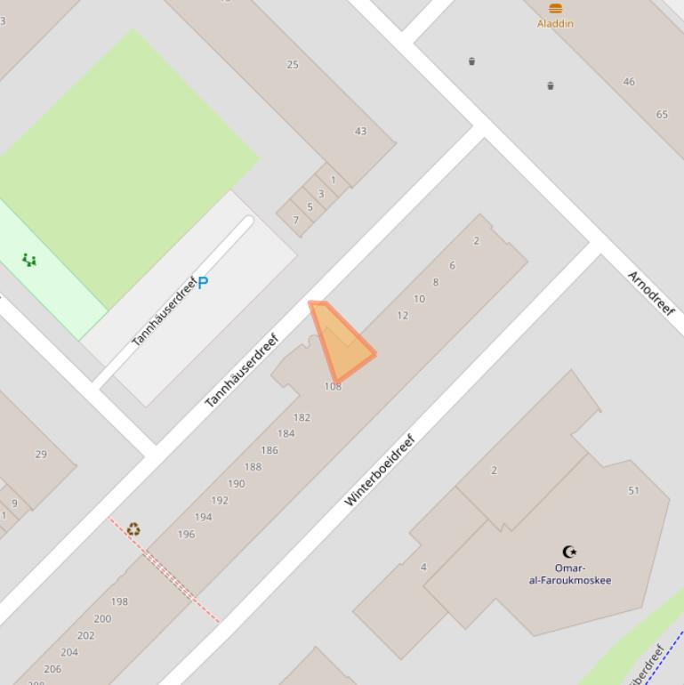 Kaart van postcodegebied 3561HH.