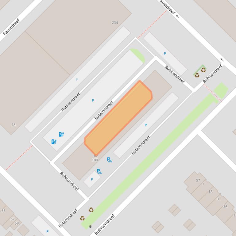 Kaart van postcodegebied 3561JE.