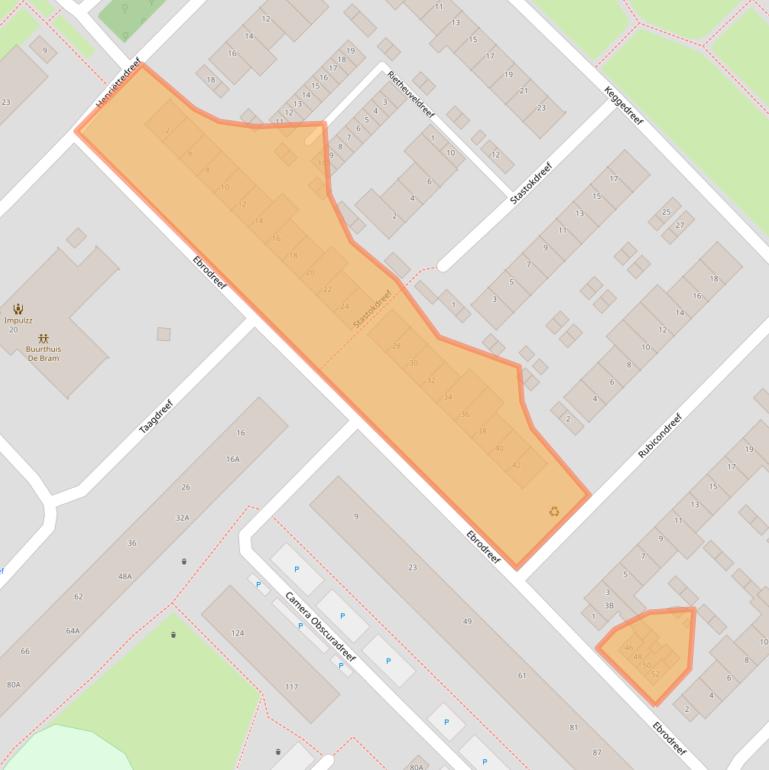 Kaart van postcodegebied 3561JN.