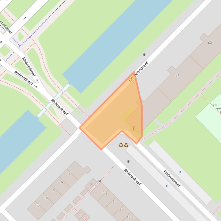 Kaart van postcodegebied 3561KA.