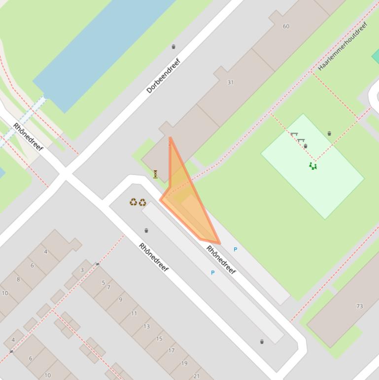 Kaart van postcodegebied 3561KB.