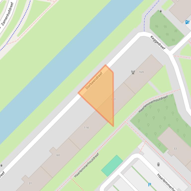 Kaart van postcodegebied 3561KK.