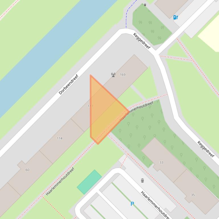 Kaart van postcodegebied 3561KL.