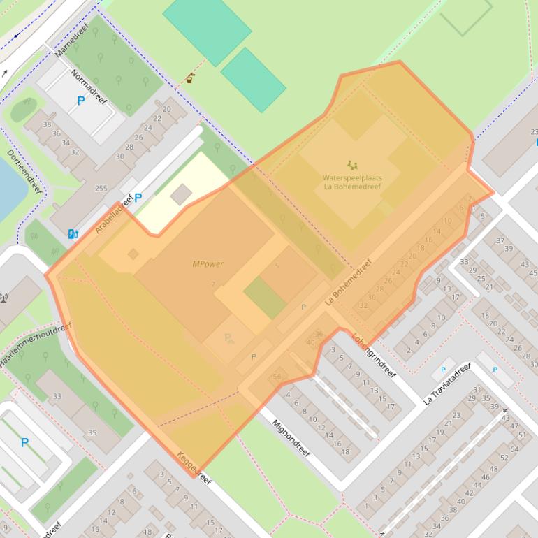 Kaart van postcodegebied 3561KW.