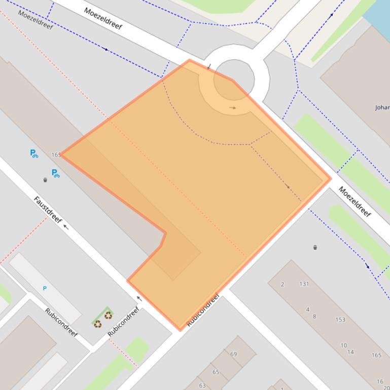 Kaart van postcodegebied 3561LB.