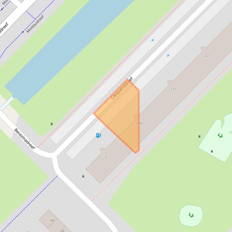 Kaart van postcodegebied 3561RC.