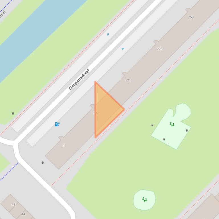 Kaart van postcodegebied 3561RD.