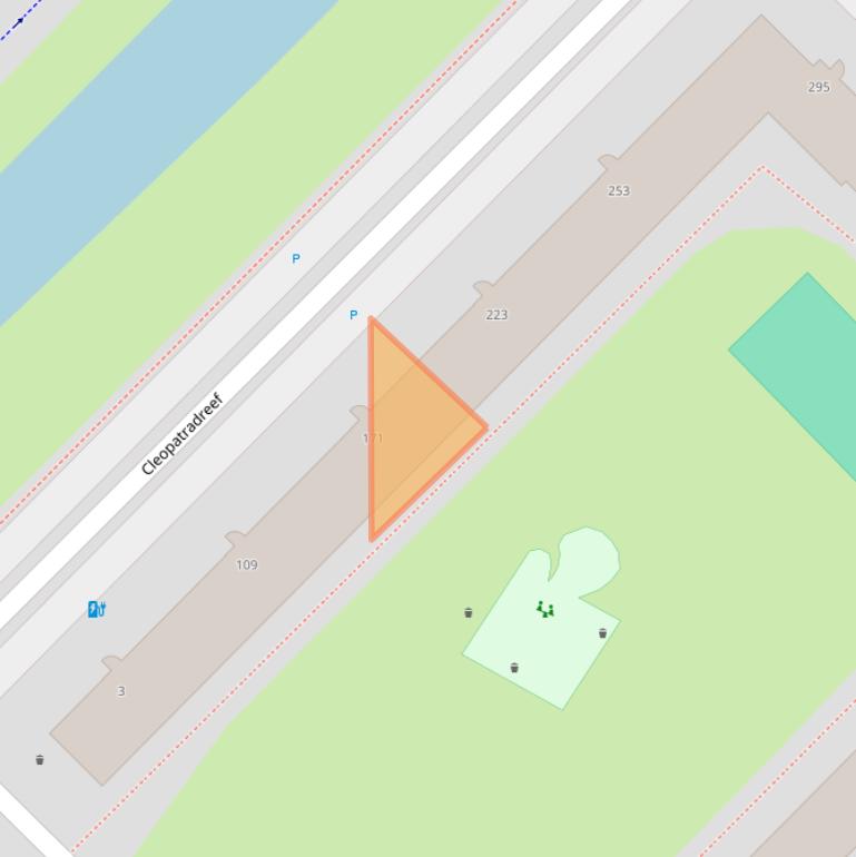 Kaart van postcodegebied 3561RE.