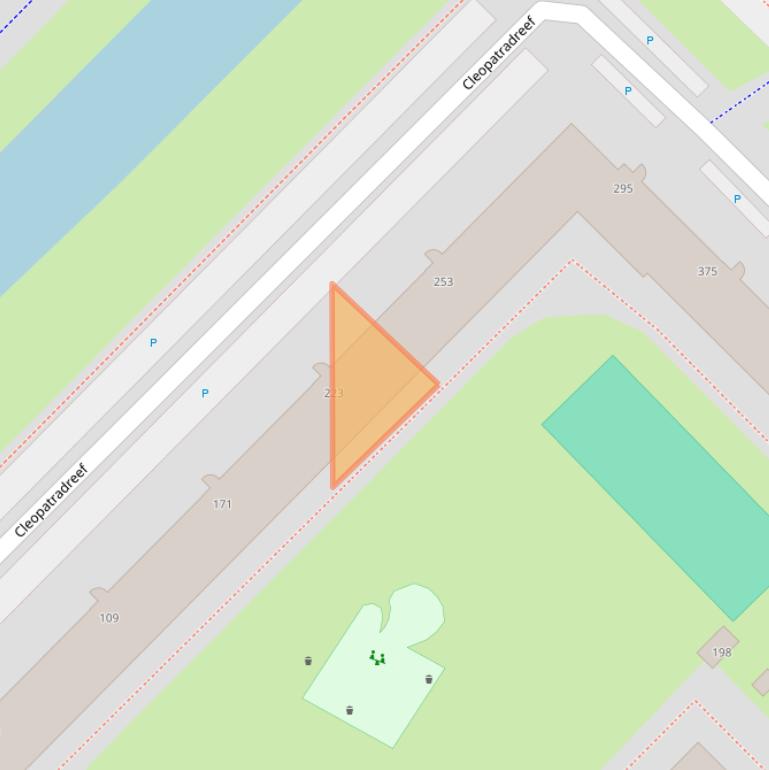 Kaart van postcodegebied 3561RJ.