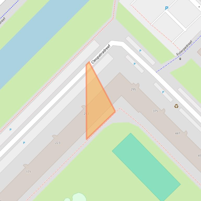 Kaart van postcodegebied 3561RL.