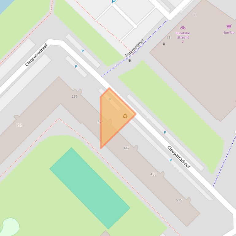 Kaart van postcodegebied 3561RP.