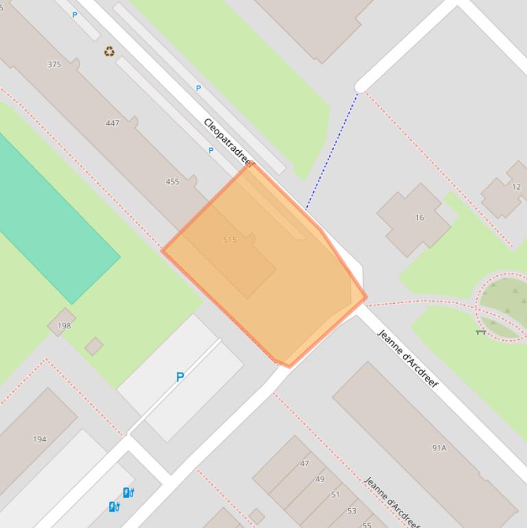 Kaart van postcodegebied 3561RV.