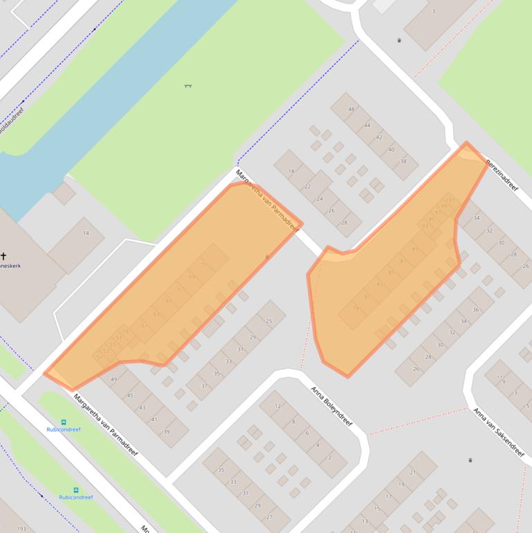 Kaart van postcodegebied 3561SP.