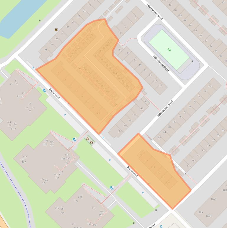 Kaart van postcodegebied 3561VC.