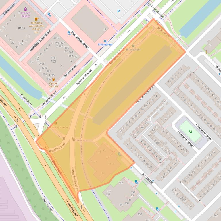 Kaart van postcodegebied 3561VR.