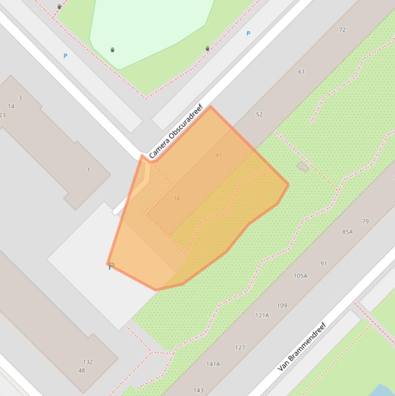 Kaart van postcodegebied 3561XL.