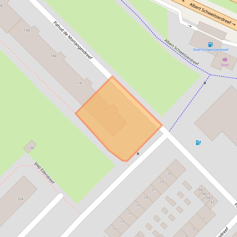 Kaart van postcodegebied 3562AC.