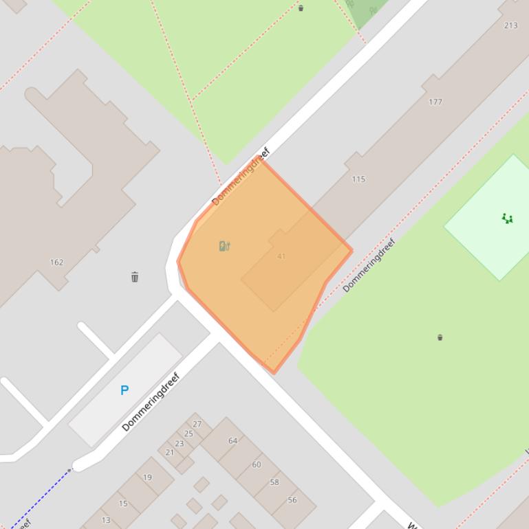 Kaart van postcodegebied 3562AM.