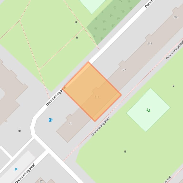 Kaart van postcodegebied 3562AN.