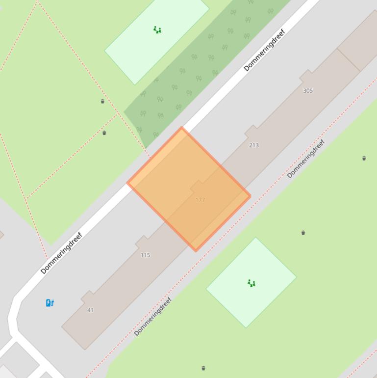 Kaart van postcodegebied 3562AP.