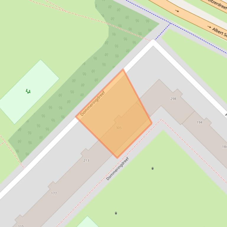 Kaart van postcodegebied 3562AS.