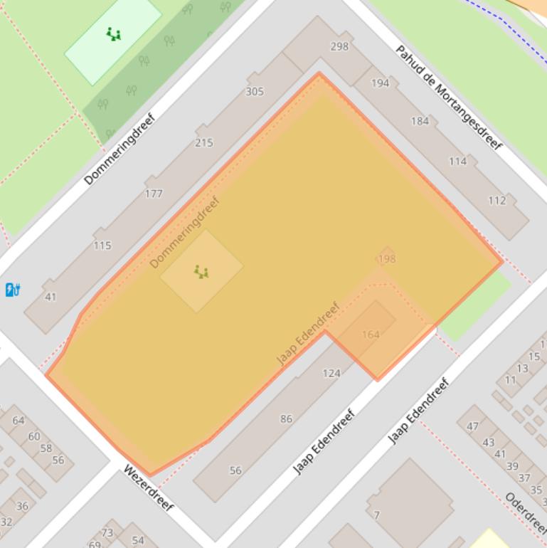 Kaart van postcodegebied 3562AZ.