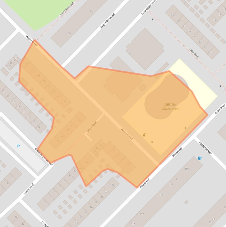 Kaart van postcodegebied 3562BC.