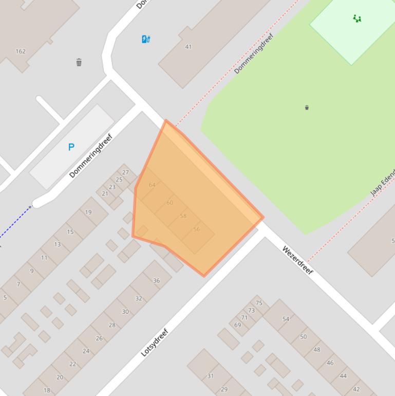 Kaart van postcodegebied 3562BD.