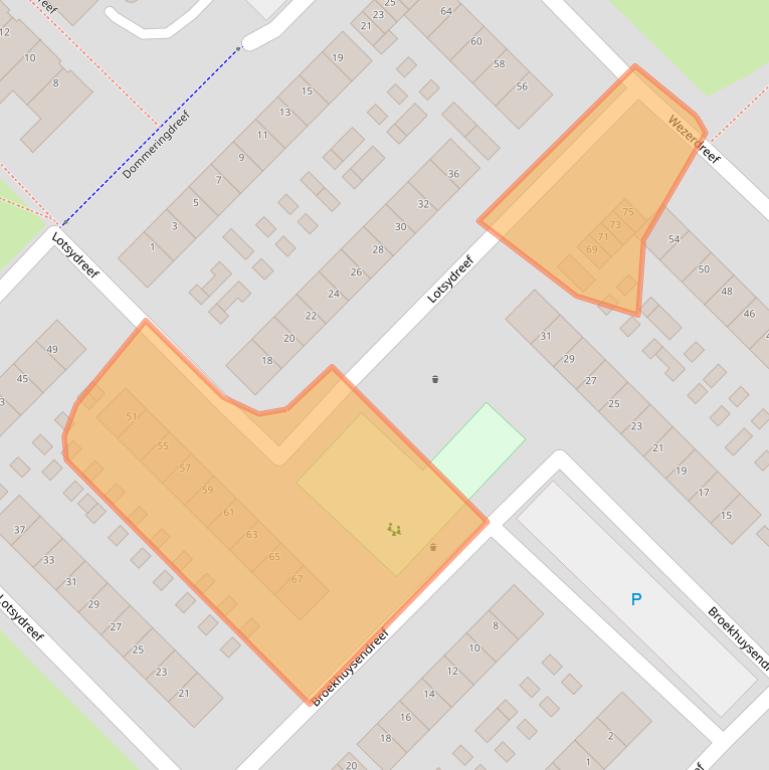 Kaart van postcodegebied 3562BG.