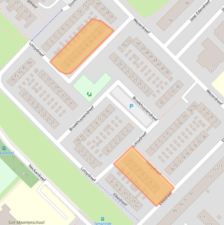 Kaart van postcodegebied 3562BH.