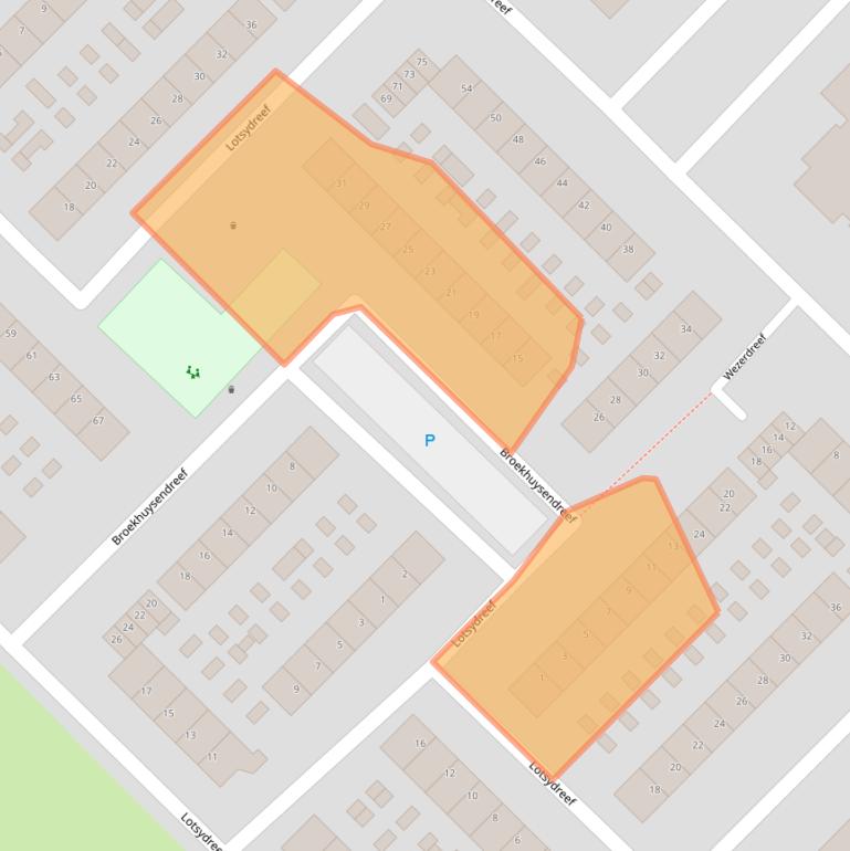 Kaart van postcodegebied 3562BJ.