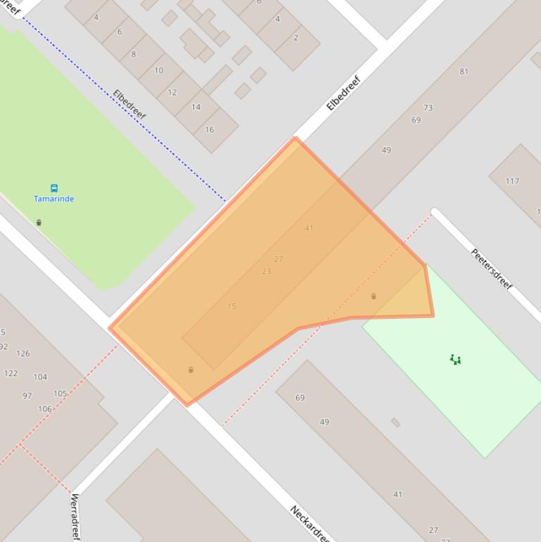 Kaart van postcodegebied 3562BL.