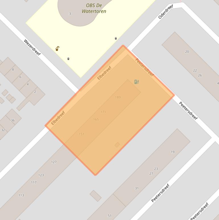 Kaart van postcodegebied 3562BP.