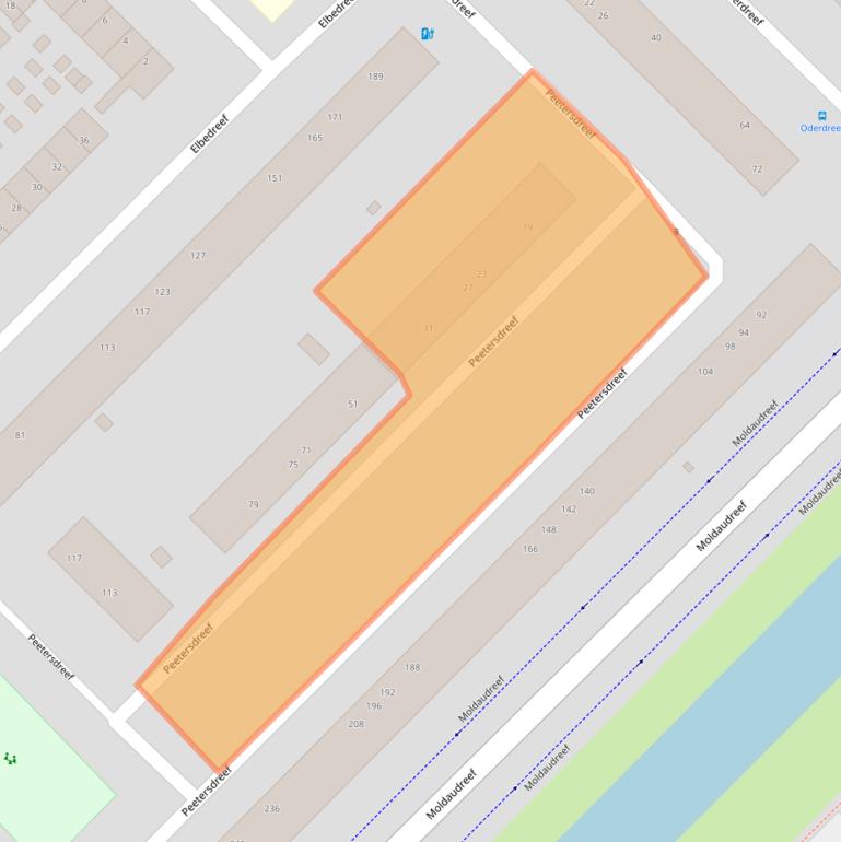 Kaart van postcodegebied 3562CA.