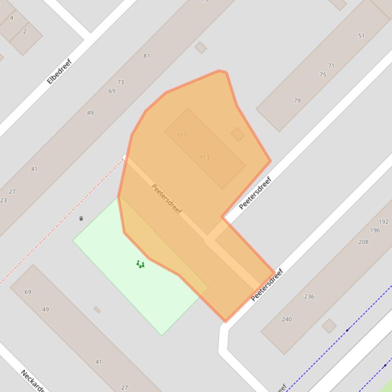 Kaart van postcodegebied 3562CC.