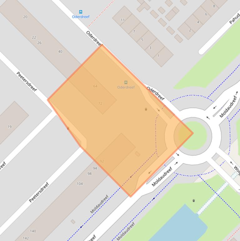 Kaart van postcodegebied 3562CE.