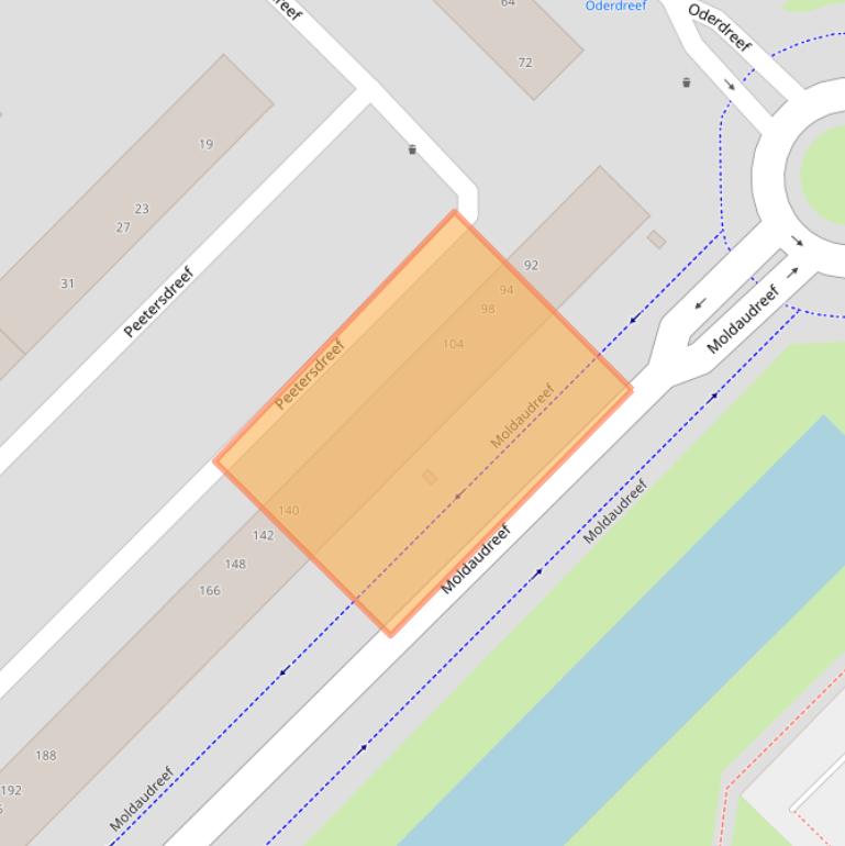 Kaart van postcodegebied 3562CG.