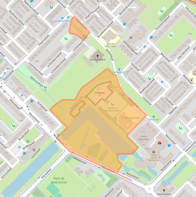 Kaart van postcodegebied 3562CP.