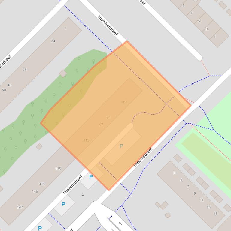 Kaart van postcodegebied 3562EB.