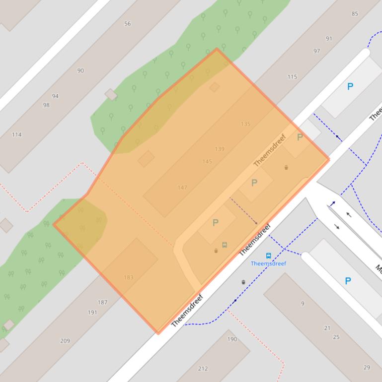 Kaart van postcodegebied 3562EC.