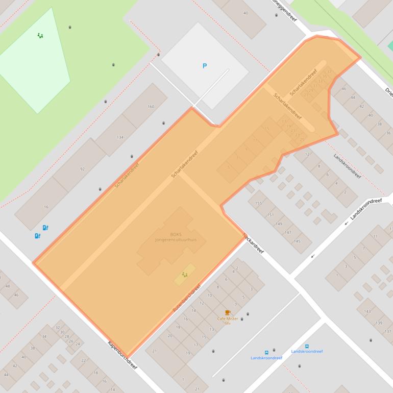 Kaart van postcodegebied 3562GA.