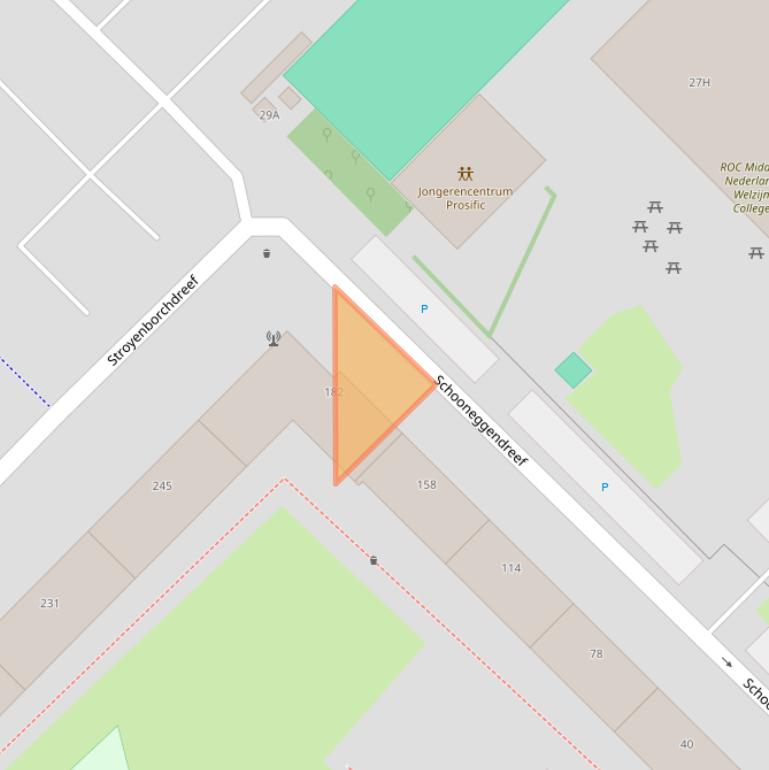 Kaart van postcodegebied 3562GL.